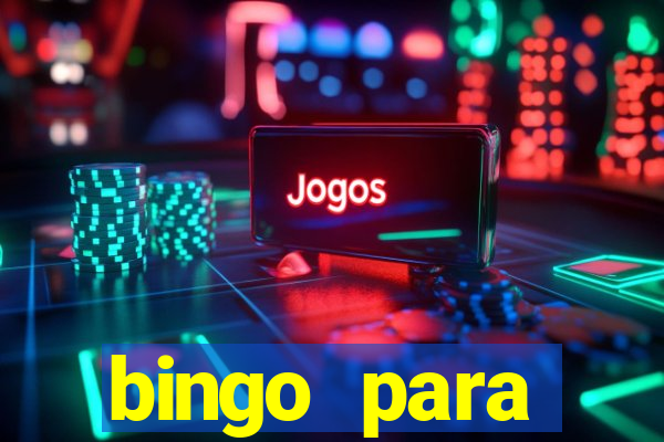 bingo para despedida de solteira para imprimir